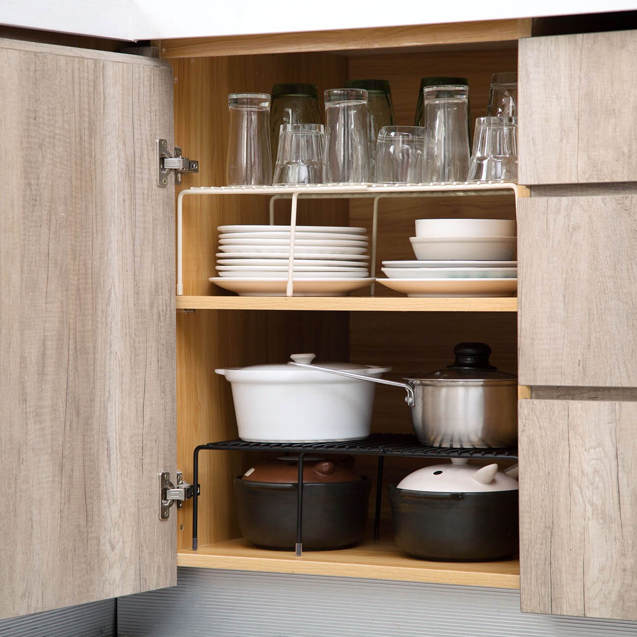 Adjustable Metal Storages Racks For Kitchen Cabinets Adjustable Metal Storages Racks For Kitchen Cabinets