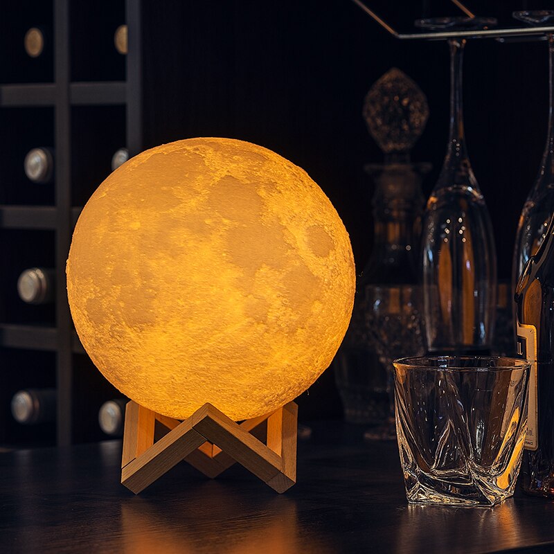 Colorful 3D Moon Night Light Colorful 3D Moon Night Light