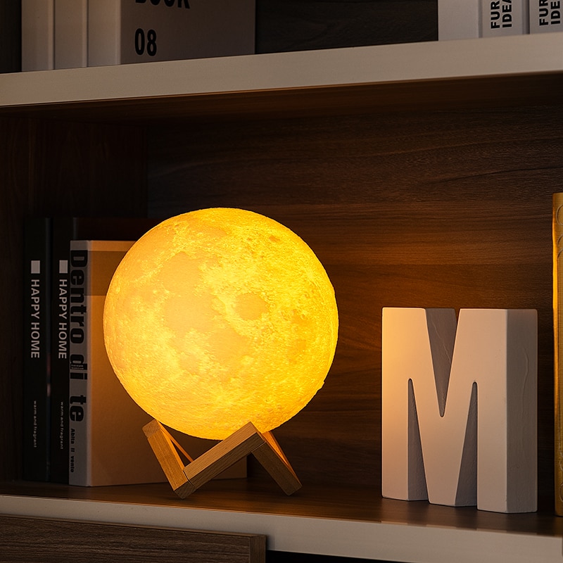 Colorful 3D Moon Night Light Colorful 3D Moon Night Light