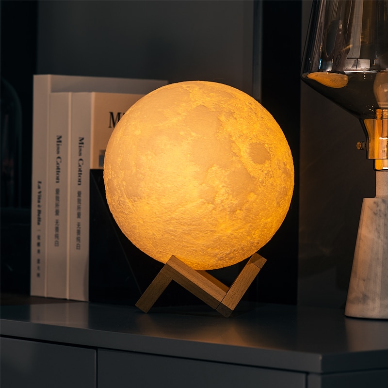 Colorful 3D Moon Night Light Colorful 3D Moon Night Light