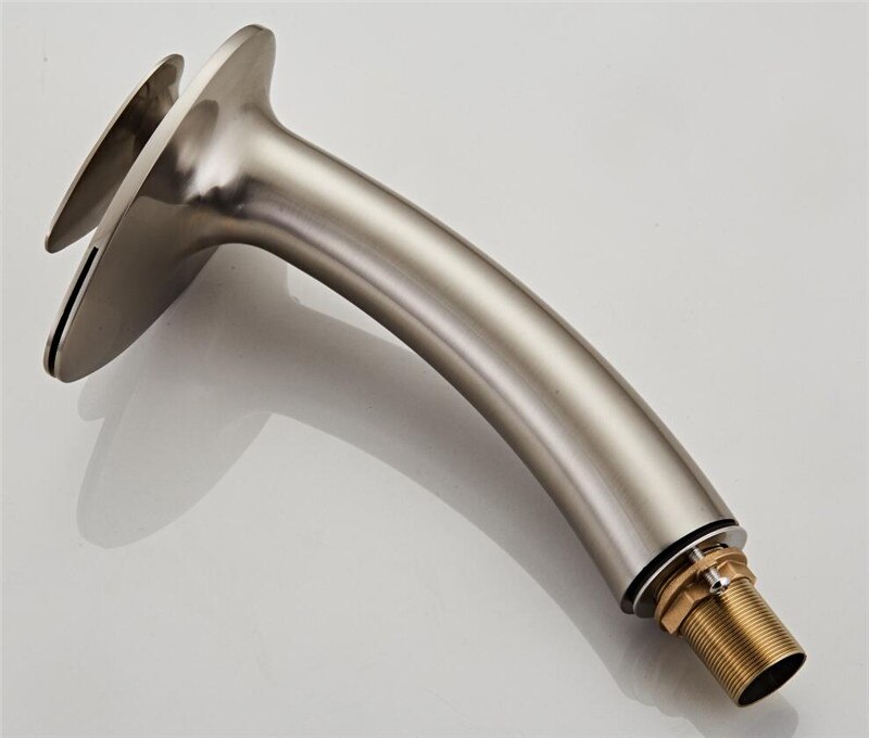 Brushed Gold Heart Shaped Waterfall Faucet Brushed Gold Heart Shaped Waterfall Faucet